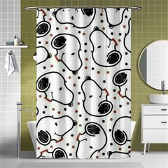 Dog Pattern Shower Curtain 48  X 72  (small)  by Vaneshart