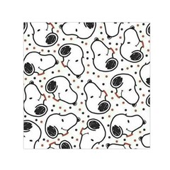 Dog Pattern Small Satin Scarf (square) by Vaneshart