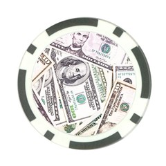 Mixed Dollars Poker Chip Card Guard by Vaneshart