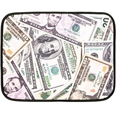 Mixed Dollars Fleece Blanket (mini) by Vaneshart