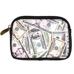 Mixed Dollars Digital Camera Leather Case by Vaneshart