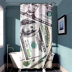 Mixed Dollars Shower Curtain 36  X 72  (stall)  by Vaneshart