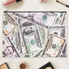 Mixed Dollars Cosmetic Bag (xxxl) by Vaneshart