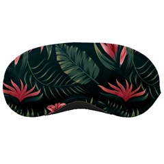 Tropical Flowers Pattern Tekstura Fon Background Pattern Sleeping Mask by Vaneshart