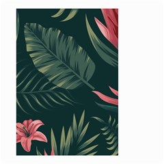 Tropical Flowers Pattern Tekstura Fon Background Pattern Small Garden Flag (two Sides) by Vaneshart