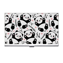 Panda Pattern Business Card Holder by Vaneshart