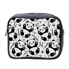 Panda Pattern Mini Toiletries Bag (two Sides) by Vaneshart