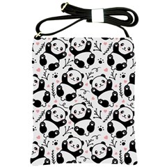 Panda Pattern Shoulder Sling Bag by Vaneshart