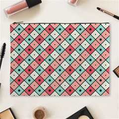 Romboidal Vector Pattern Cosmetic Bag (xl) by Vaneshart