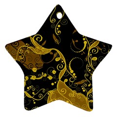 Floral Pattern Background Ornament (star) by Vaneshart