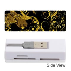 Floral Pattern Background Memory Card Reader (stick) by Vaneshart