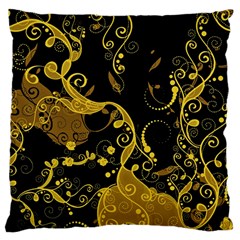 Floral Pattern Background Large Cushion Case (two Sides) by Vaneshart