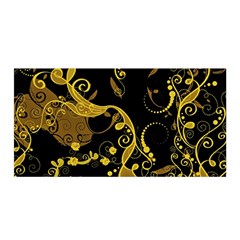 Floral Pattern Background Satin Wrap by Vaneshart