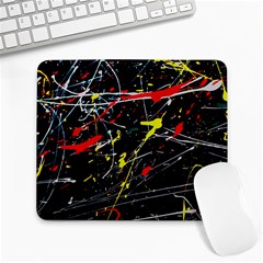 Random Paint Splats Background Large Mousepads by Vaneshart