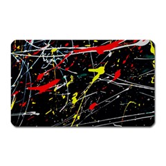 Random Paint Splats Background Magnet (rectangular) by Vaneshart