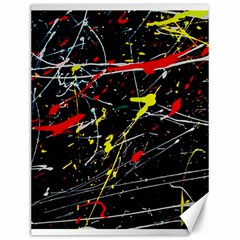 Random Paint Splats Background Canvas 12  X 16  by Vaneshart