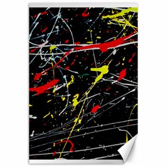 Random Paint Splats Background Canvas 20  X 30  by Vaneshart