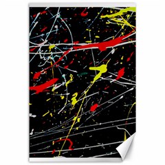 Random Paint Splats Background Canvas 24  X 36  by Vaneshart