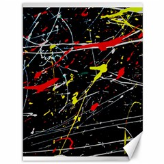 Random Paint Splats Background Canvas 36  X 48  by Vaneshart