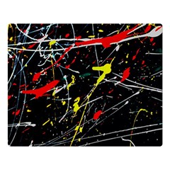 Random Paint Splats Background Double Sided Flano Blanket (large)  by Vaneshart