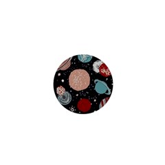 Space Galaxy Pattern 1  Mini Buttons