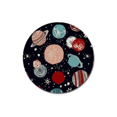 Space Galaxy Pattern Magnet 3  (Round)