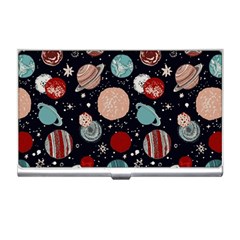 Space Galaxy Pattern Business Card Holder