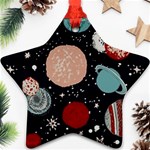 Space Galaxy Pattern Star Ornament (Two Sides) Front