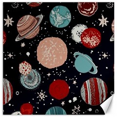 Space Galaxy Pattern Canvas 12  x 12 