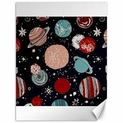 Space Galaxy Pattern Canvas 12  x 16 