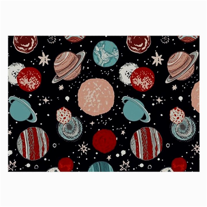 Space Galaxy Pattern Large Glasses Cloth