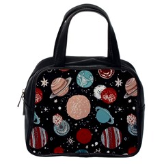 Space Galaxy Pattern Classic Handbag (One Side)