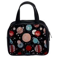 Space Galaxy Pattern Classic Handbag (Two Sides)