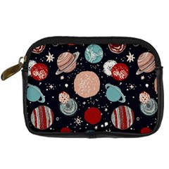 Space Galaxy Pattern Digital Camera Leather Case