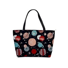 Space Galaxy Pattern Classic Shoulder Handbag by Vaneshart