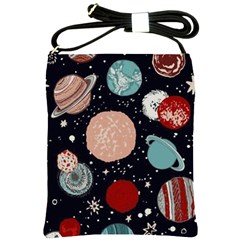 Space Galaxy Pattern Shoulder Sling Bag