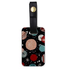 Space Galaxy Pattern Luggage Tag (one side)