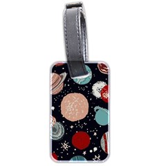 Space Galaxy Pattern Luggage Tag (two sides)