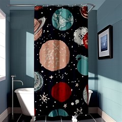 Space Galaxy Pattern Shower Curtain 36  x 72  (Stall) 