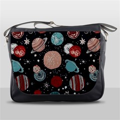 Space Galaxy Pattern Messenger Bag