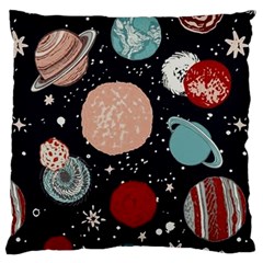 Space Galaxy Pattern Large Cushion Case (One Side)