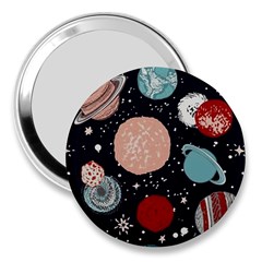 Space Galaxy Pattern 3  Handbag Mirrors