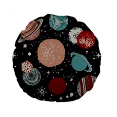 Space Galaxy Pattern Standard 15  Premium Round Cushions