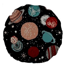 Space Galaxy Pattern Large 18  Premium Round Cushions