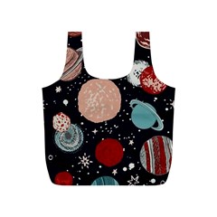 Space Galaxy Pattern Full Print Recycle Bag (S)