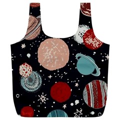 Space Galaxy Pattern Full Print Recycle Bag (XL)