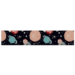 Space Galaxy Pattern Small Flano Scarf