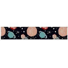 Space Galaxy Pattern Large Flano Scarf 