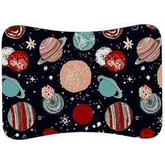 Space Galaxy Pattern Velour Seat Head Rest Cushion