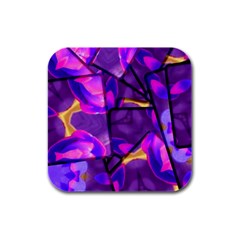 Background Wallpaper Flower Rubber Square Coaster (4 Pack)  by Vaneshart